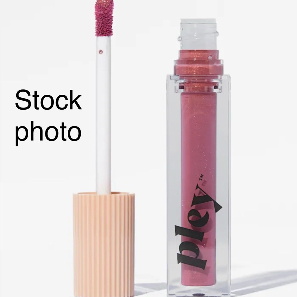 Bundle of 2–Pley Lust + Found Lip Gloss Lacquer in Lupe (metallic mauve) - Picture 2 of 3